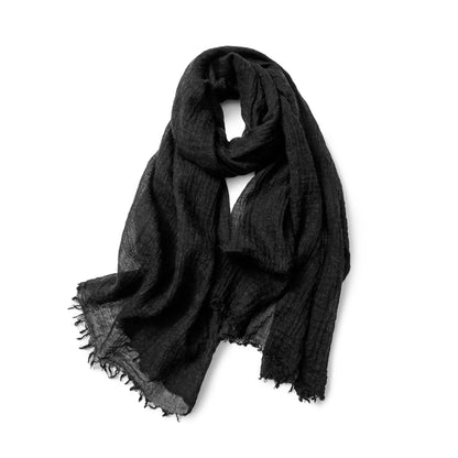 Women’s Oversized Lightweight Crinkle Scarf Shawl