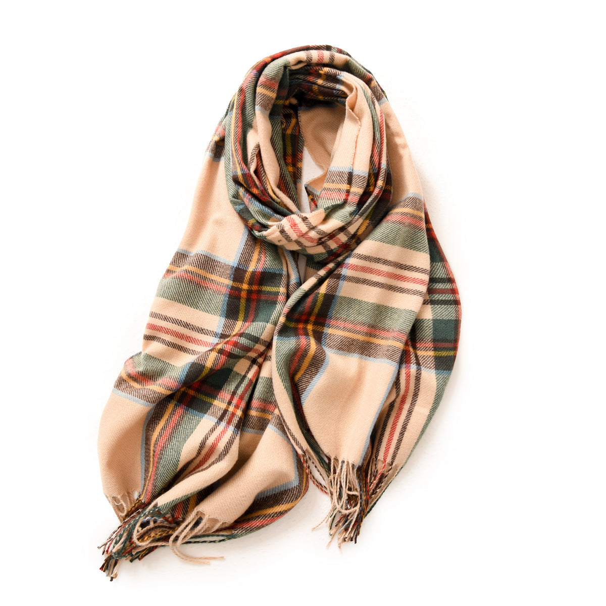 Women’s Plaid Winter Scarf Shawl Wrap