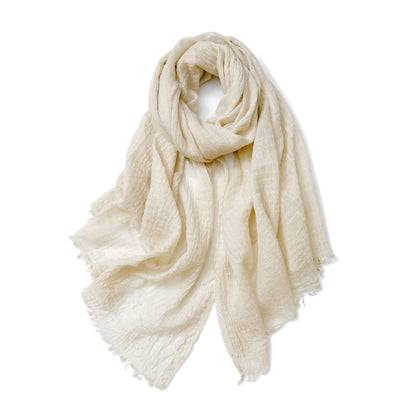 Women’s Oversized Lightweight Crinkle Scarf Shawl