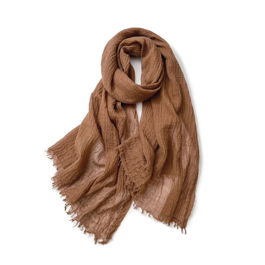Women’s Oversized Lightweight Crinkle Scarf Shawl